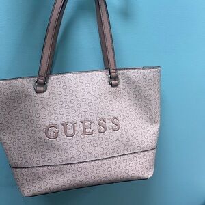 Guess Blush Monogram Tote
